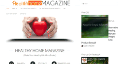 Desktop Screenshot of healthyhomemagazine.com